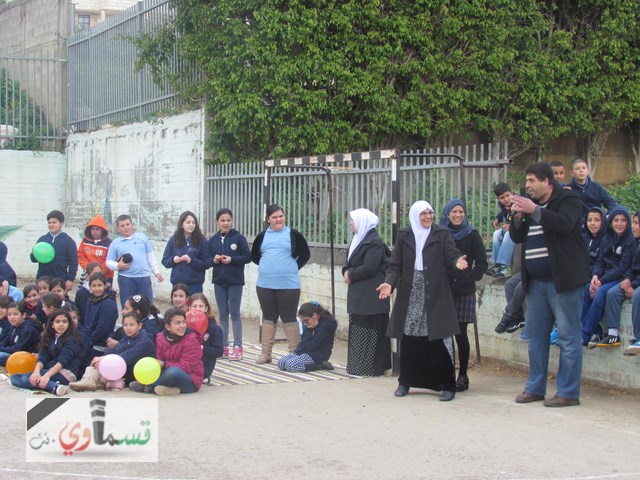 مدرسة جنة ابن رشد الابتدائية وتمرين الدفاع المدني والحذر ومشاركة واسعة من الاهالي 